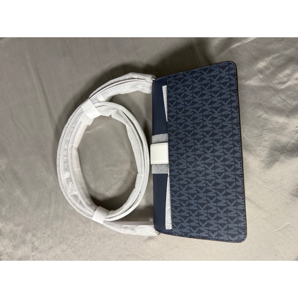 Michael Kors Greenwich Medium Flap Shoulder Bag Admiral Multi 35F5SGRL6B New - Picture 5 of 8